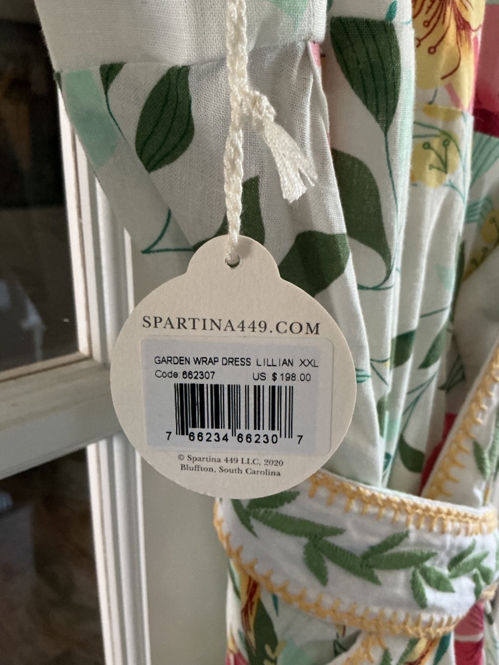 Floral Wrap Dress w/ pockets - XXL - Picture 2 of 8